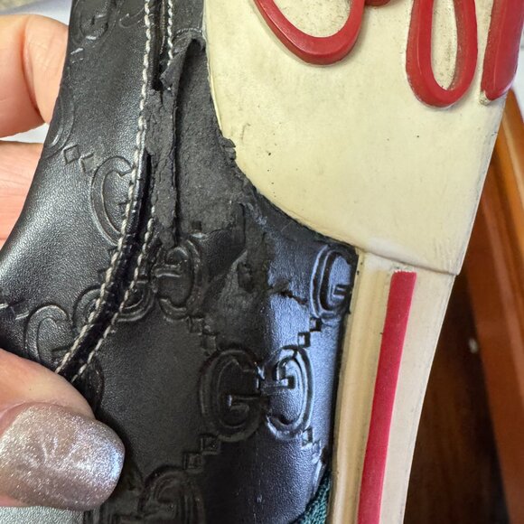 Mens Gucci Ace Supreme vintage sneakers - Picture 14 of 14